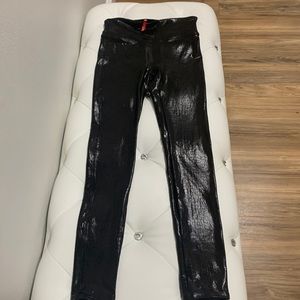Spanx Croc Shine Leggings.